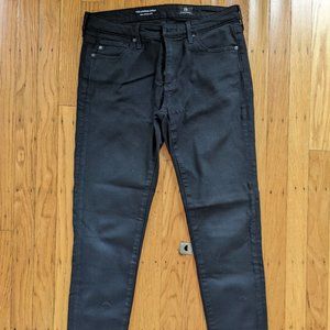 AG ADRIANO GOLDSCHMIED Black Ankle Legging Jeans